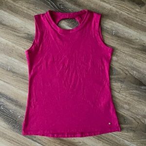Kate Spade Keyhole Bow Back Sleeveless Top
